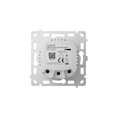 Modul Intrerupator Wireless Cap Scara AJAX LightCore 2 - way Vertical - maxbi