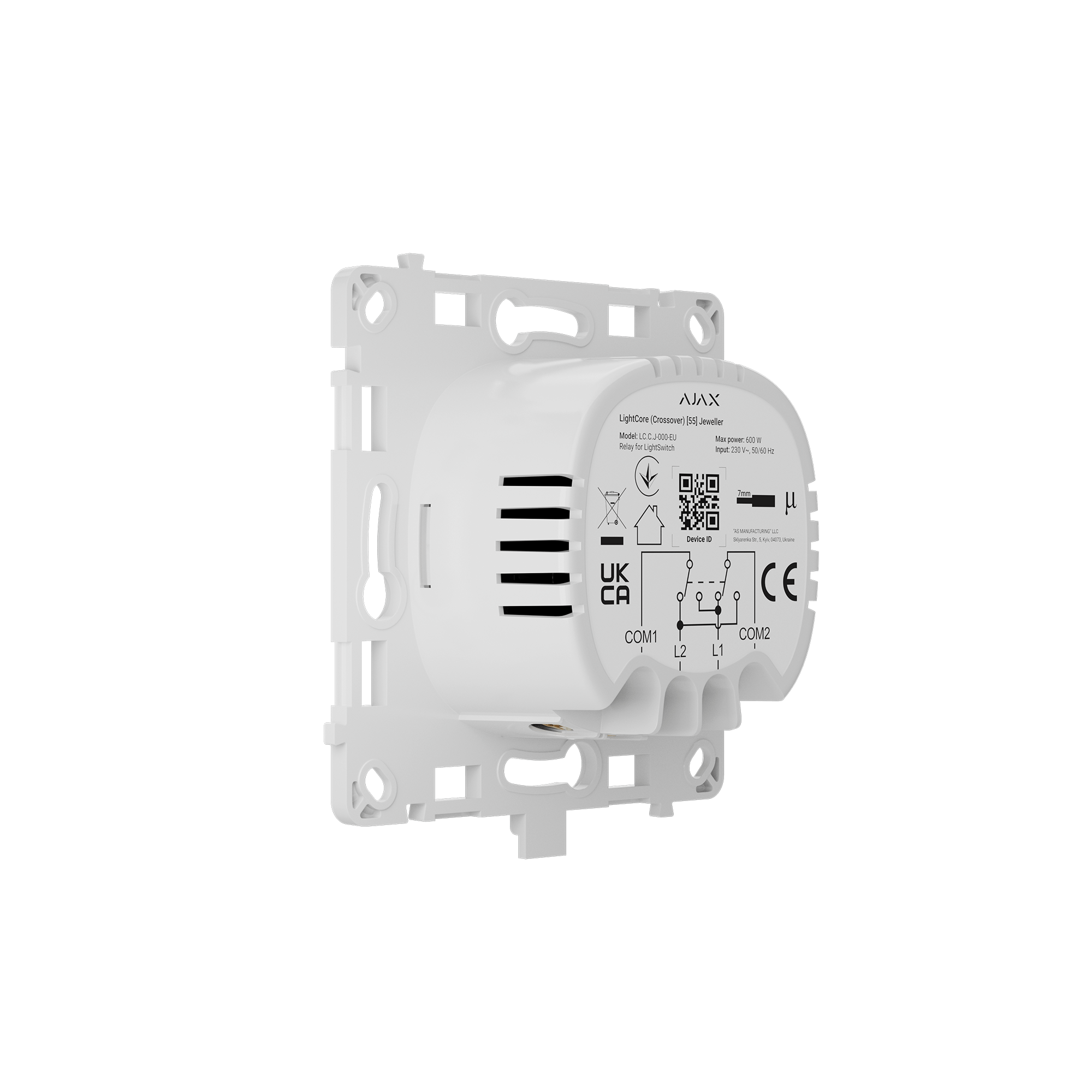 Modul Intrerupator Wireless Cap Scara Cruce AJAX LightCore - maxbi