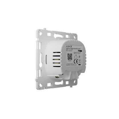 Modul Intrerupator Wireless Circuit Dublu AJAX LightCore 2 - Gang Vertical - maxbi