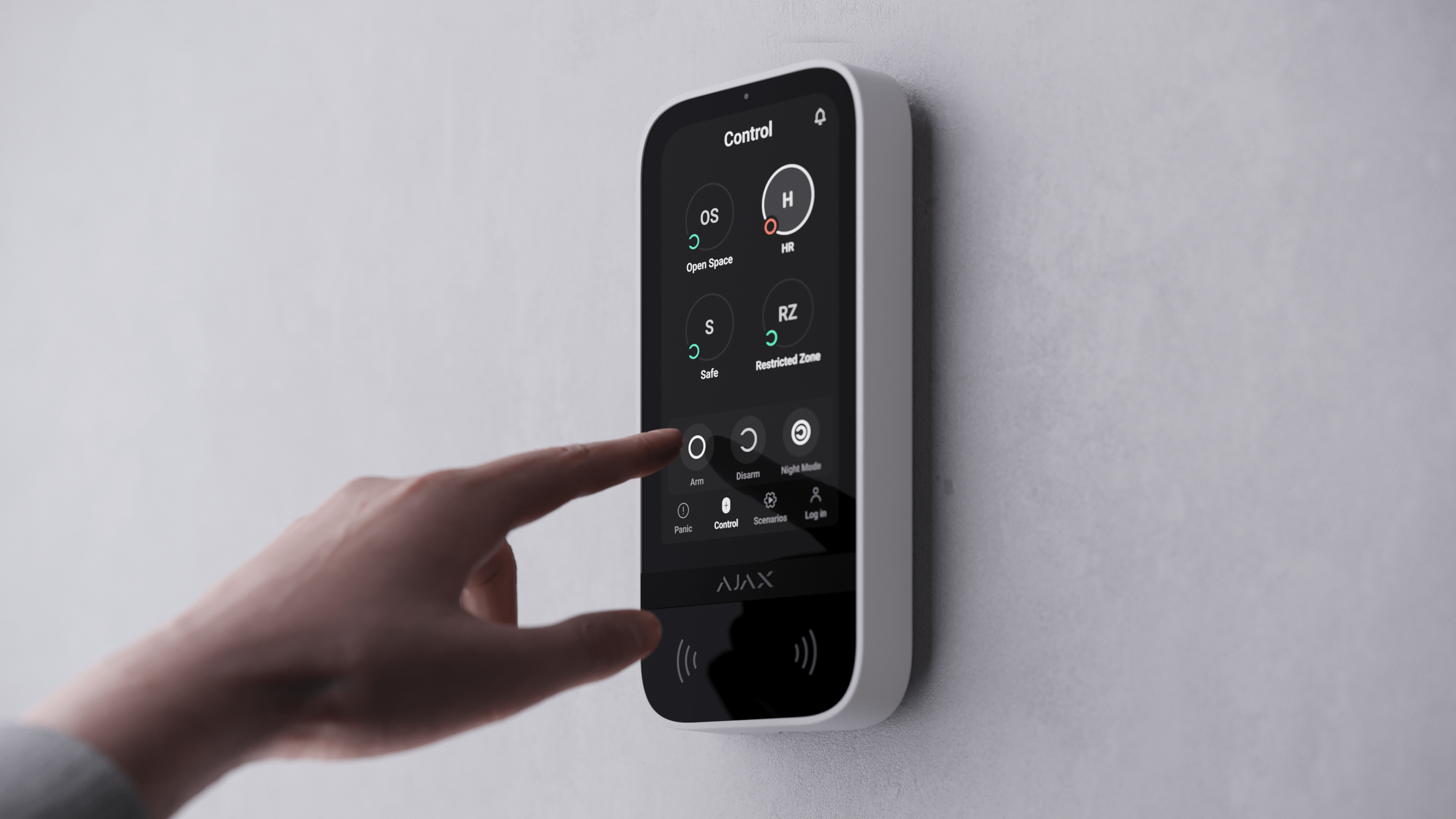 Tastatura wireless, AJAX KeyPad TouchScreen Jeweller - maxbi