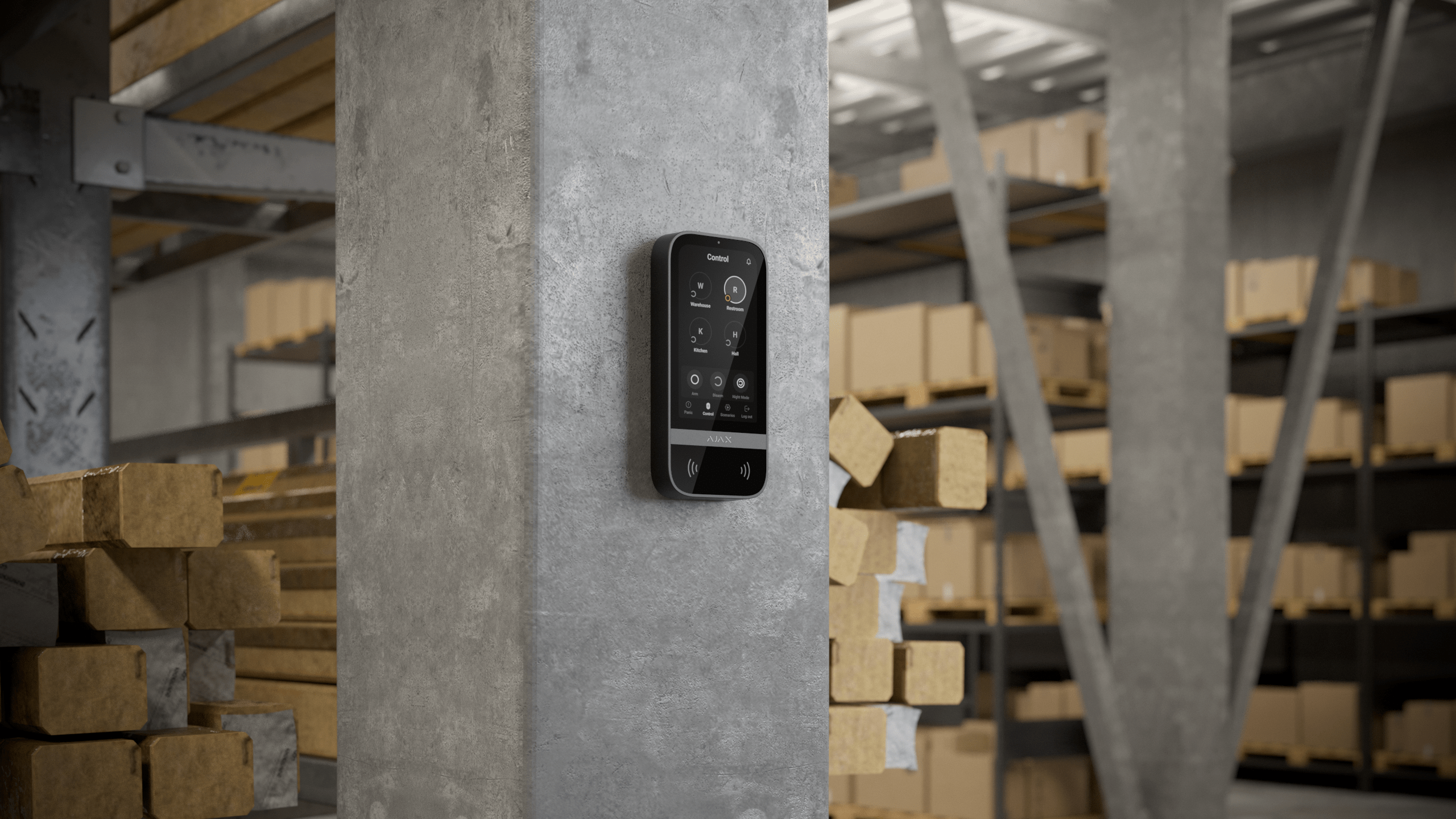 Tastatura wireless, AJAX KeyPad TouchScreen Jeweller - maxbi
