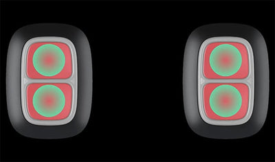 Buton de panică dublu wireless AJAX Superior DoubleButton G3 Jeweller