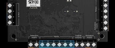 Modul I/O cu fir AJAX Superior MultiTransmitter IO (4X4) Fibra