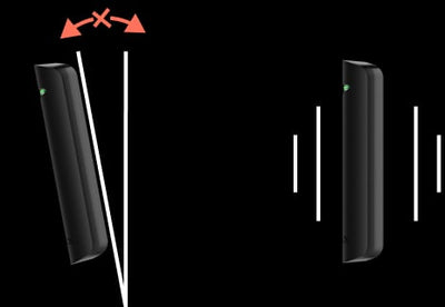 Detector de deschidere și șoc cu fir AJAX Superior DoorProtect Plus Fibra