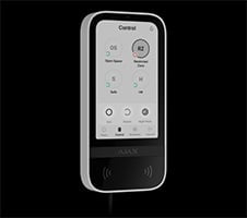 Tastatură touchscreen cu fir AJAX Superior KeyPad TouchScreen Fibra